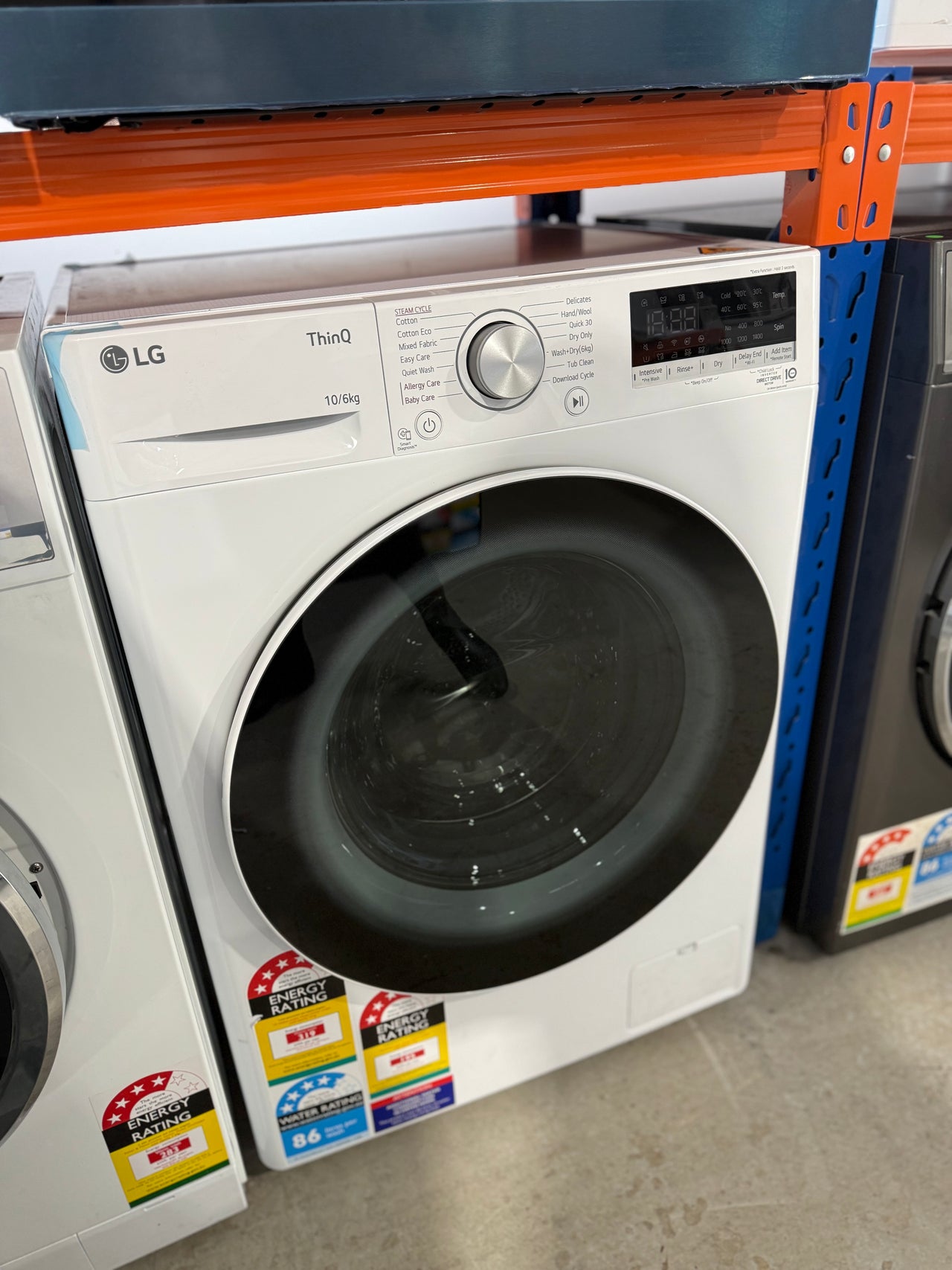 Transportation damaged LG 10kg-6kg Combo Washer Dryer WVC5-1410W