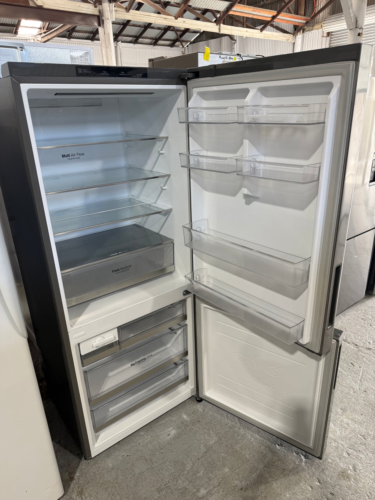 Factory second LG 420L Bottom Mount Refrigerator Model:GB-455PL