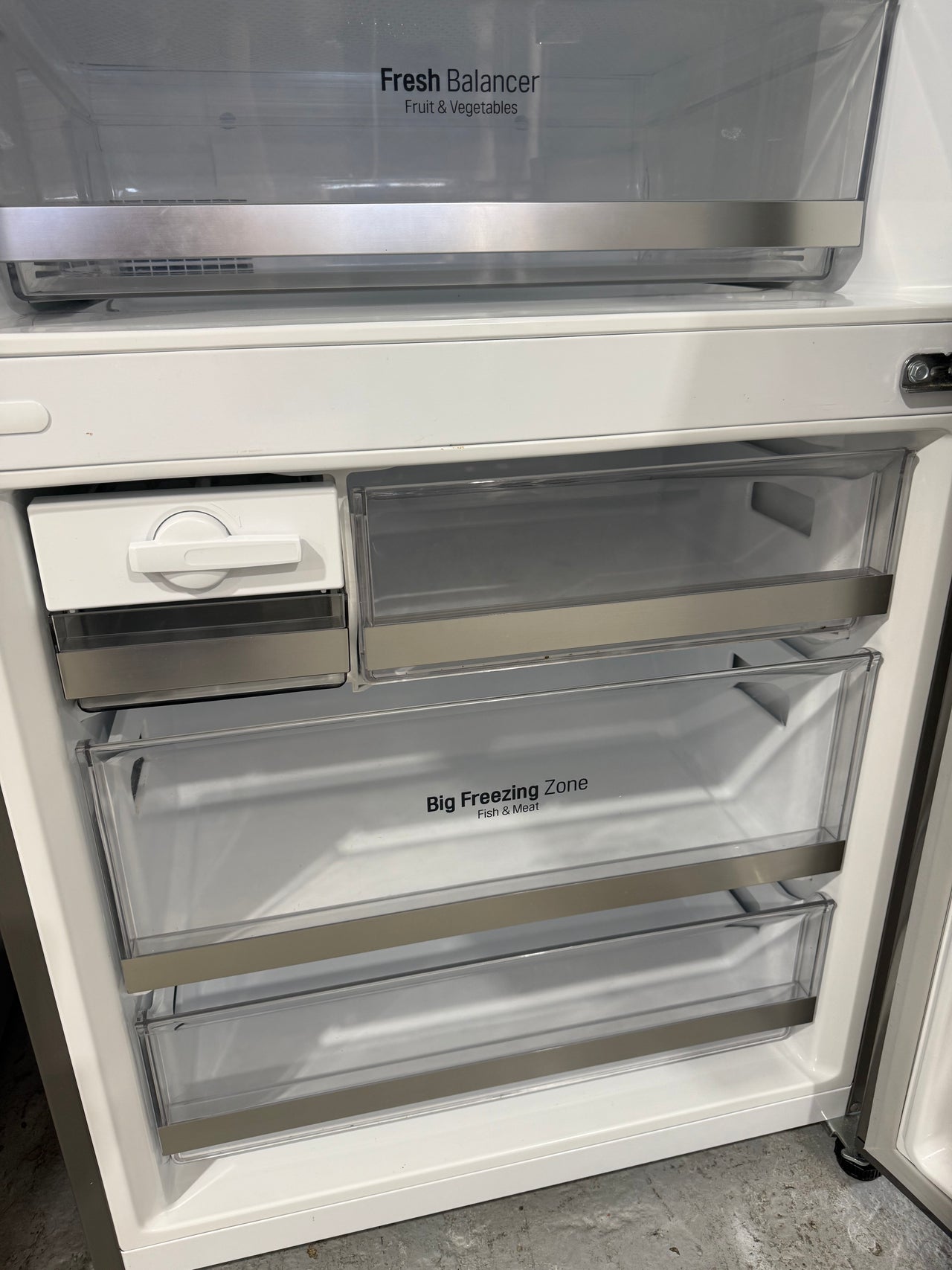 Factory second LG 420L Bottom Mount Refrigerator Model:GB-455PL