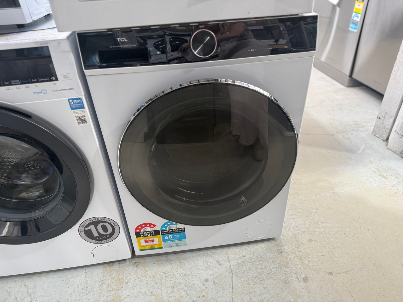 Factory second TCL C1208FLW 8 kg Front Load Washing Machine – White