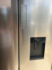 Thumbnail for Factory second Haier 508L Quad Door Fridge with Ice Plumbed-in Water Dispenser - Stainless Steel Model: HRF580YPS - Second Hand Appliances Geebung