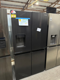 Thumbnail for Factory second Hisense 585L French Door Fridge Black Steel with Dark Interior HRCD585BWB - Second Hand Appliances Geebung