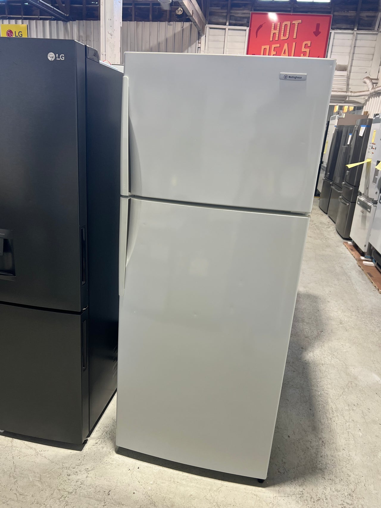 Second hand Westinghouse WTM3900WBR 390L Top Mount Fridge - Second Hand Appliances Geebung