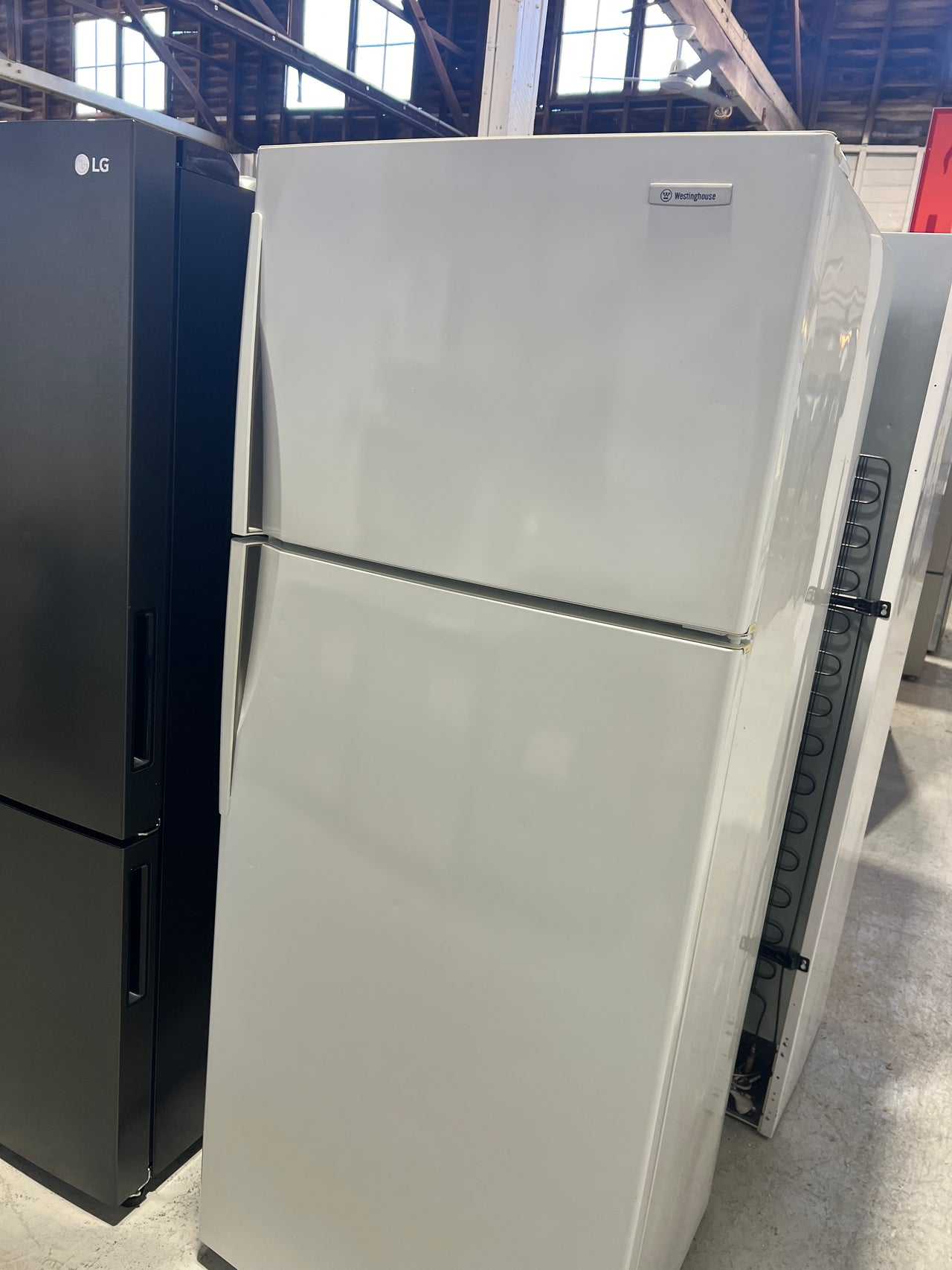 Second hand Westinghouse WTM3900WBR 390L Top Mount Fridge - Second Hand Appliances Geebung