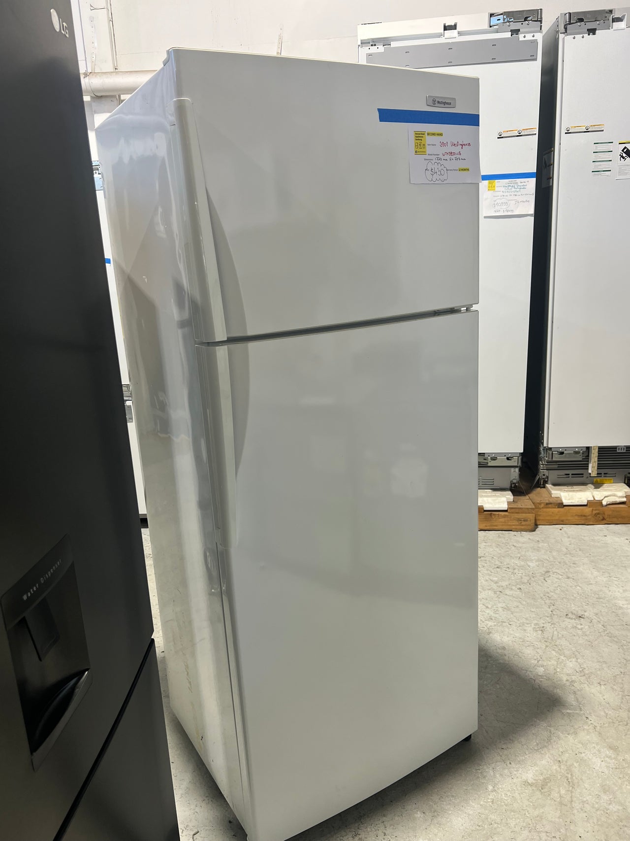 Second hand Westinghouse WTM3900WBR 390L Top Mount Fridge - Second Hand Appliances Geebung