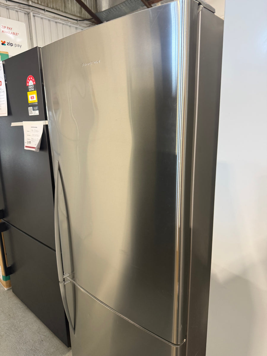 Second hand Fisher & Paykel 442L ActiveSmart™ Bottom Mount Fridge – Stainless Steel (E442B)