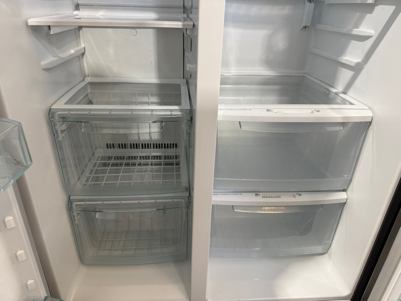 Second hand Westinghouse WSE6100SF – 610L Side-by-Side Refrigerator