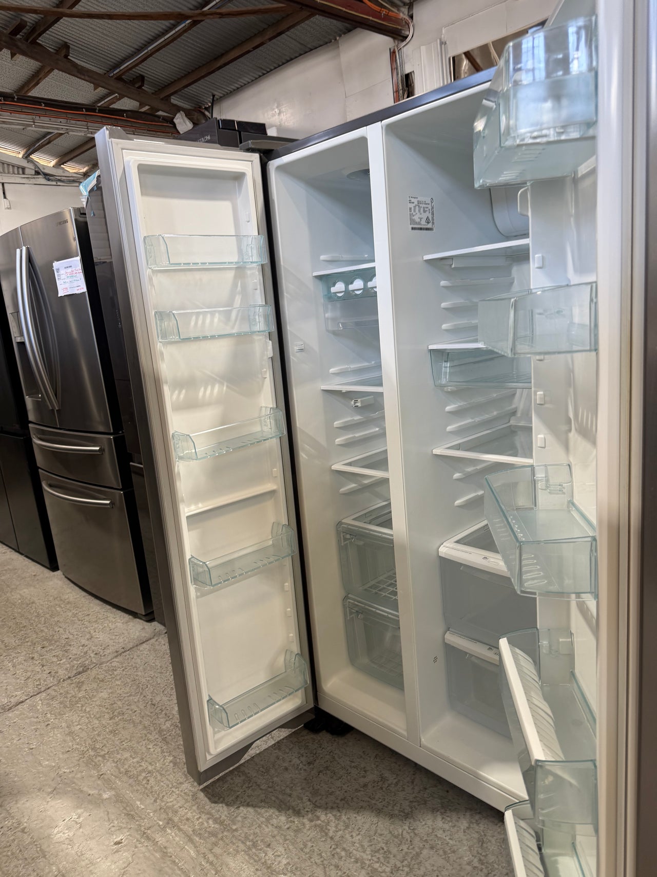 Second hand Westinghouse WSE6100SF – 610L Side-by-Side Refrigerator