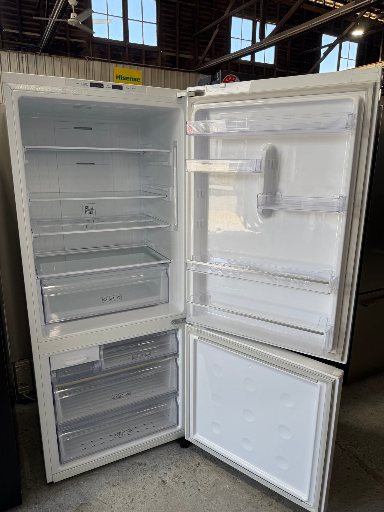 Second hand Samsung SRL457MW 458-liter bottom mount refrigerator