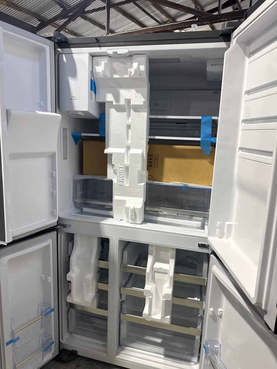 Transportation damaged Westinghouse 609L Quad Door Fridge – WQE6170BB