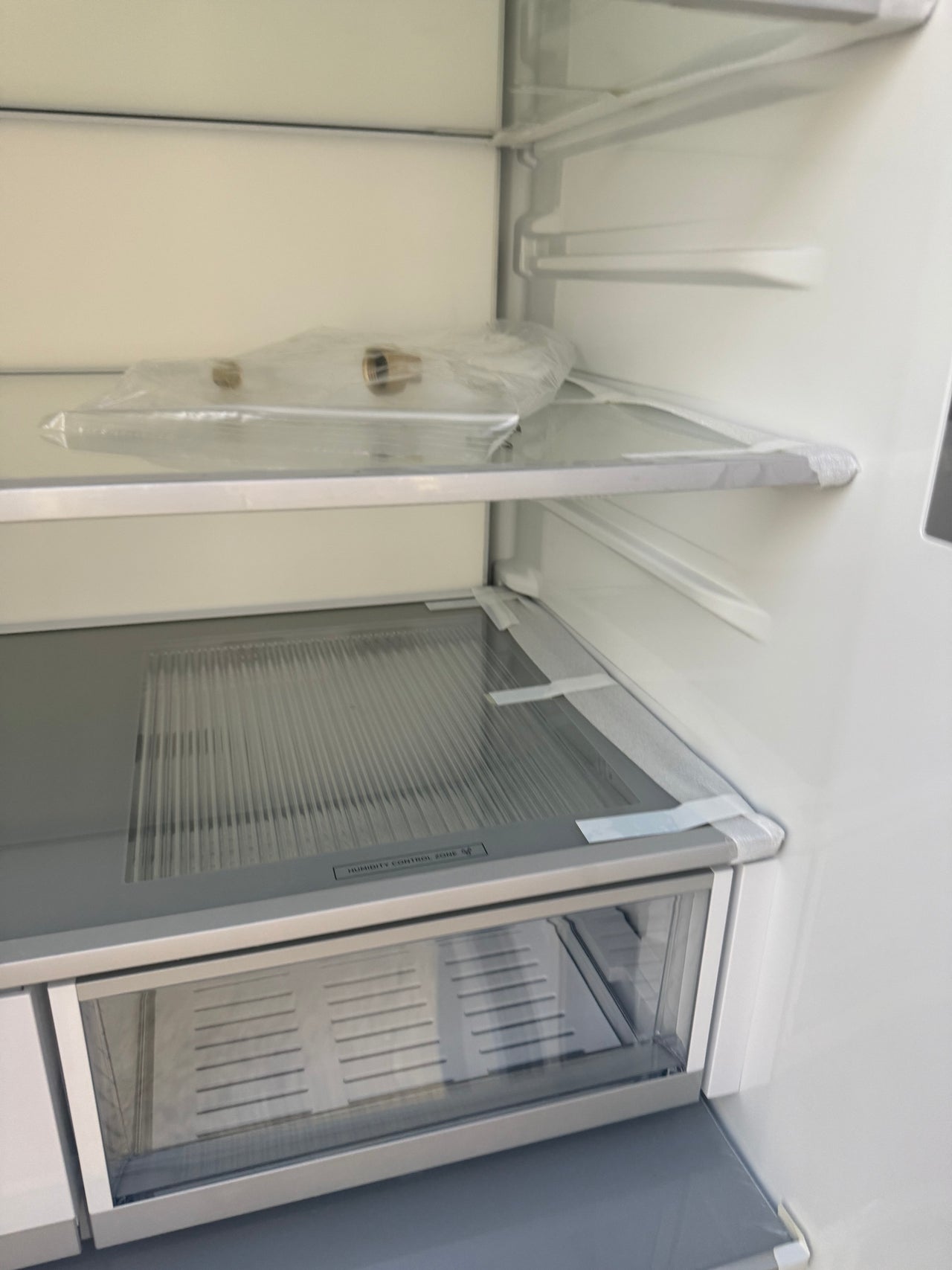 Factory second Fisher & Paykel RF730QNUVB1 690 L Quad Door Refrigerator – Black Stainless Steel with Ice & Water