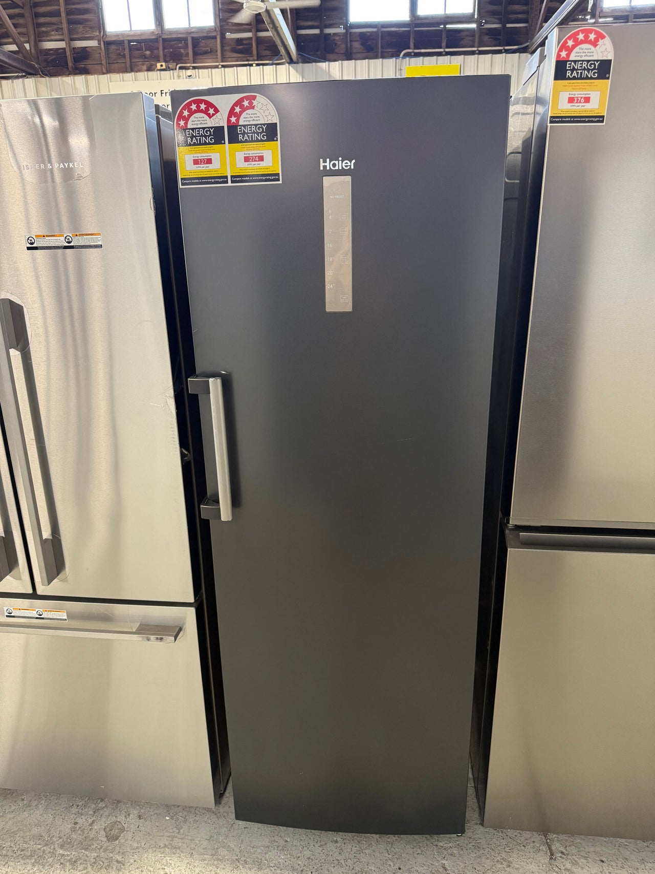 Factory second Haier HVF325DC is a versatile 285-liter vertical freezer