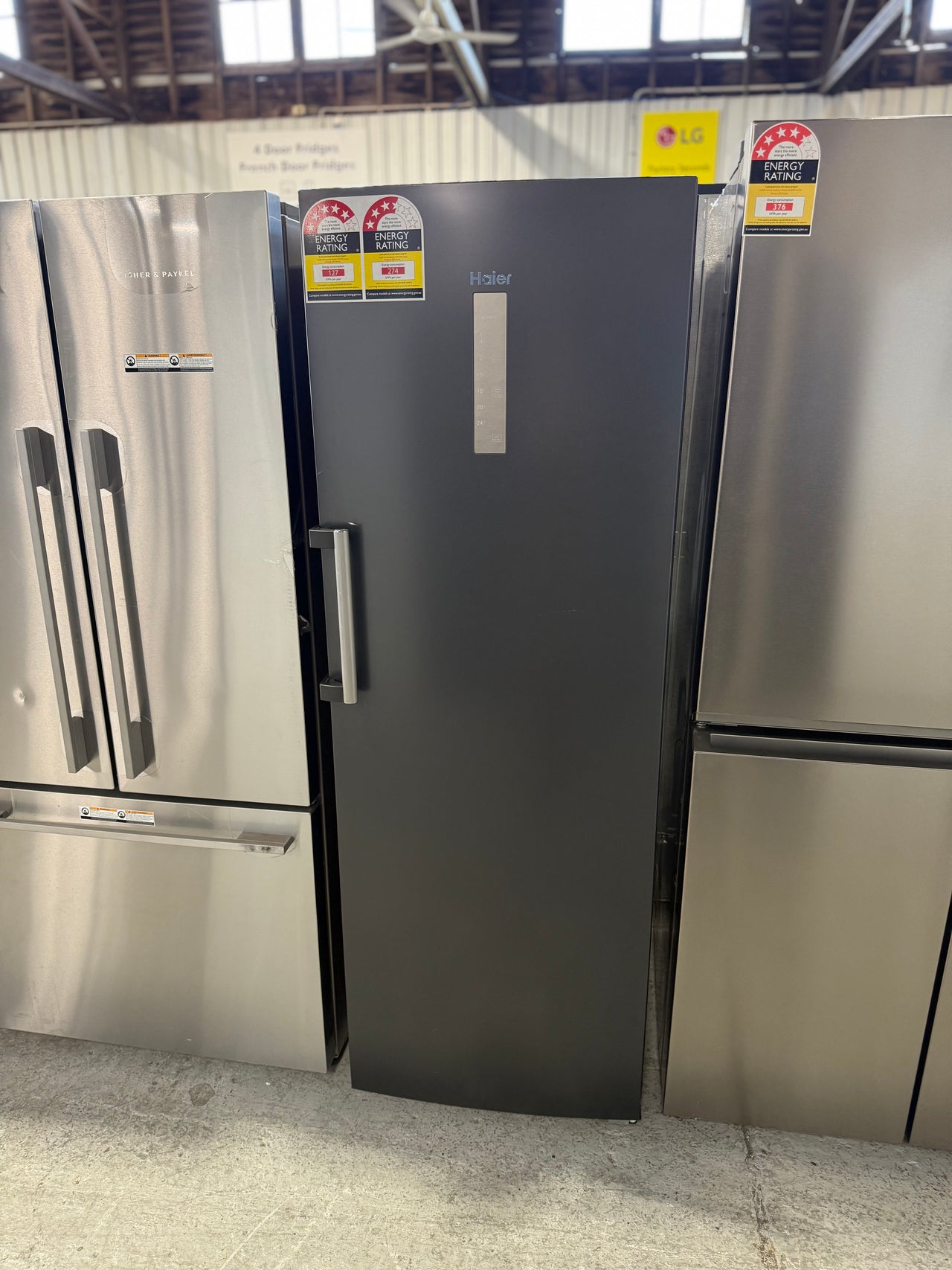 Factory second Haier HVF325DC is a versatile 285-liter vertical freezer