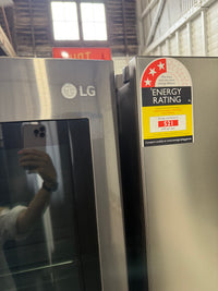 Thumbnail for Second hand LG 708L InstaView French Door Fridge Model: GF-V708BSL - Second Hand Appliances Geebung