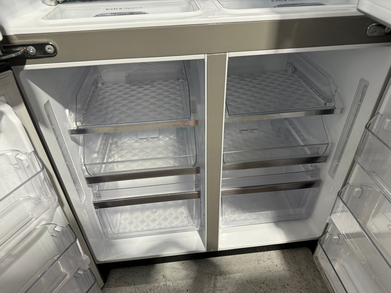 Second hand LG 708L InstaView French Door Fridge Model: GF-V708BSL - Second Hand Appliances Geebung