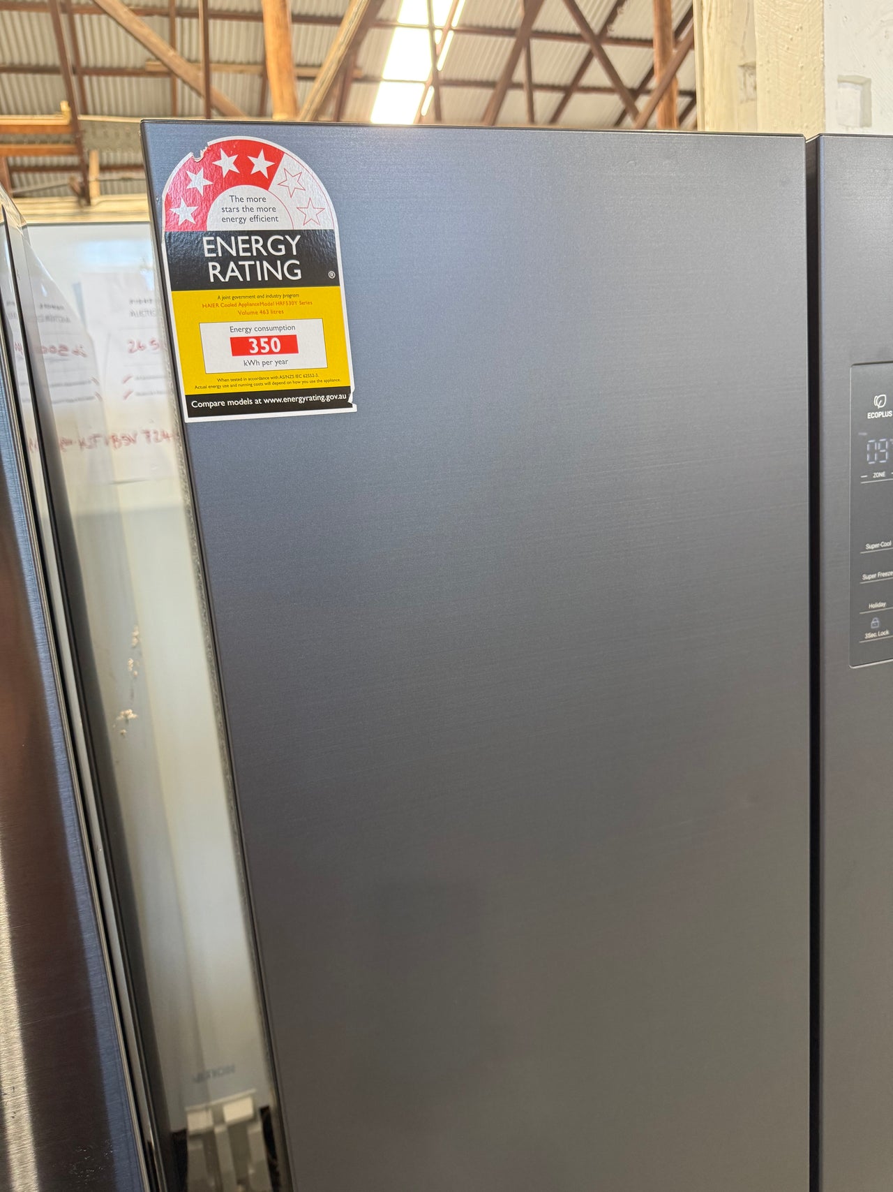 Factory second Haier HRF530YC is a 463-liter quad-door refrigerator