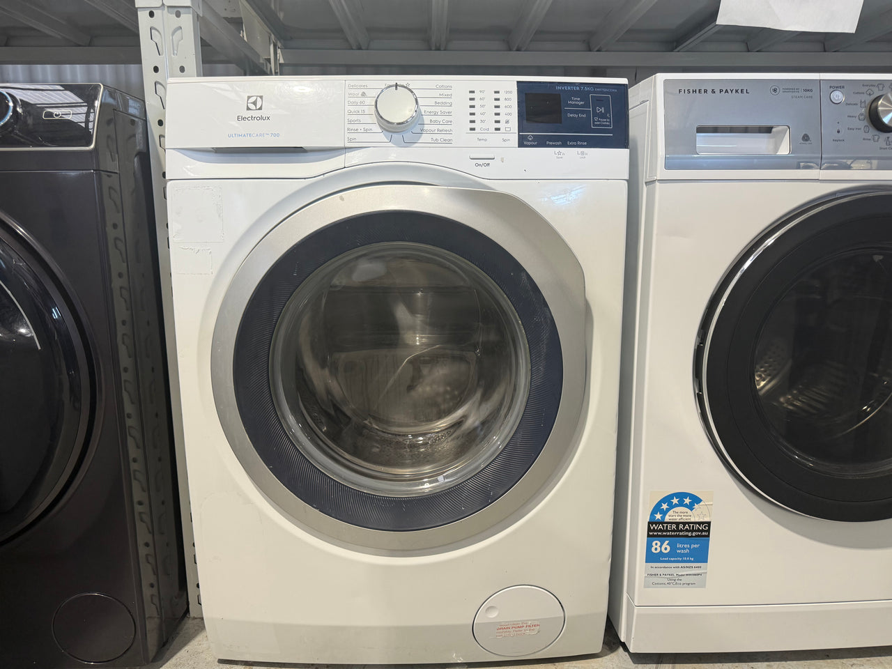 Second hand Electrolux 7.5 Kg Front Load Washing Machine EWF7524CDWA