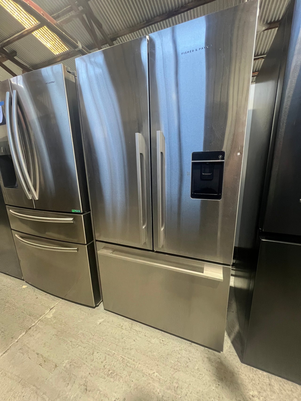 Second hand Fisher & Paykel 569L ActiveSmart French Door Fridge Ice and Water Model: RF610ADUX5 - Second Hand Appliances Geebung