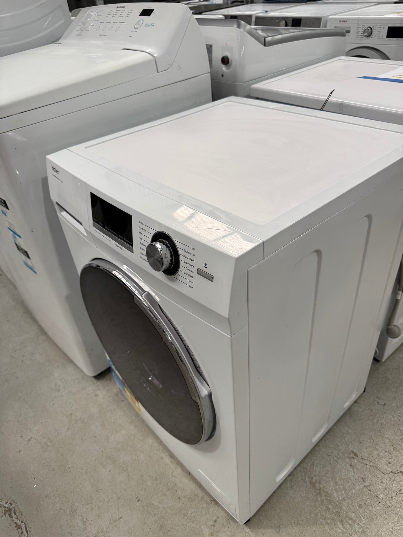 Second hand Haier HWF90BW1 9kg front load washing machine