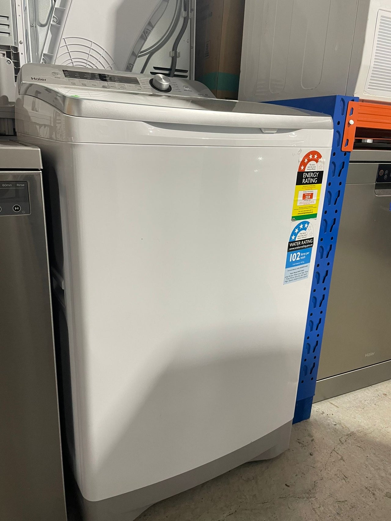 Factory second Haier 10kg Top Load Washing Machine – White  Model: HWT10AN1