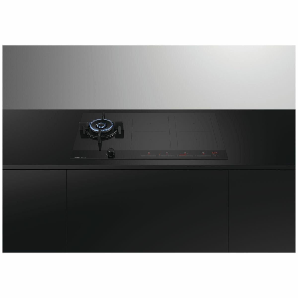 Factory second FISHER & PAYKEL 90CM GAS + INDUCTION COOKTOP CGI905DLPTB4 - Second Hand Appliances Geebung