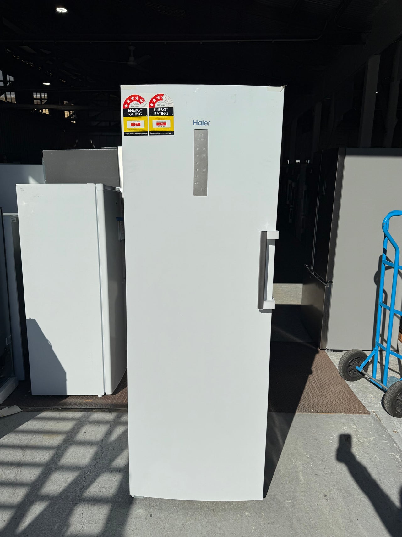 Factory second Haier 285 L Vertical Hybrid Freezer – Model HVF325DW