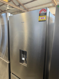 Thumbnail for Factory second Haier 433L Bottom Mount Fridge with Water Dispenser - Satina Model: HRF420BHS
