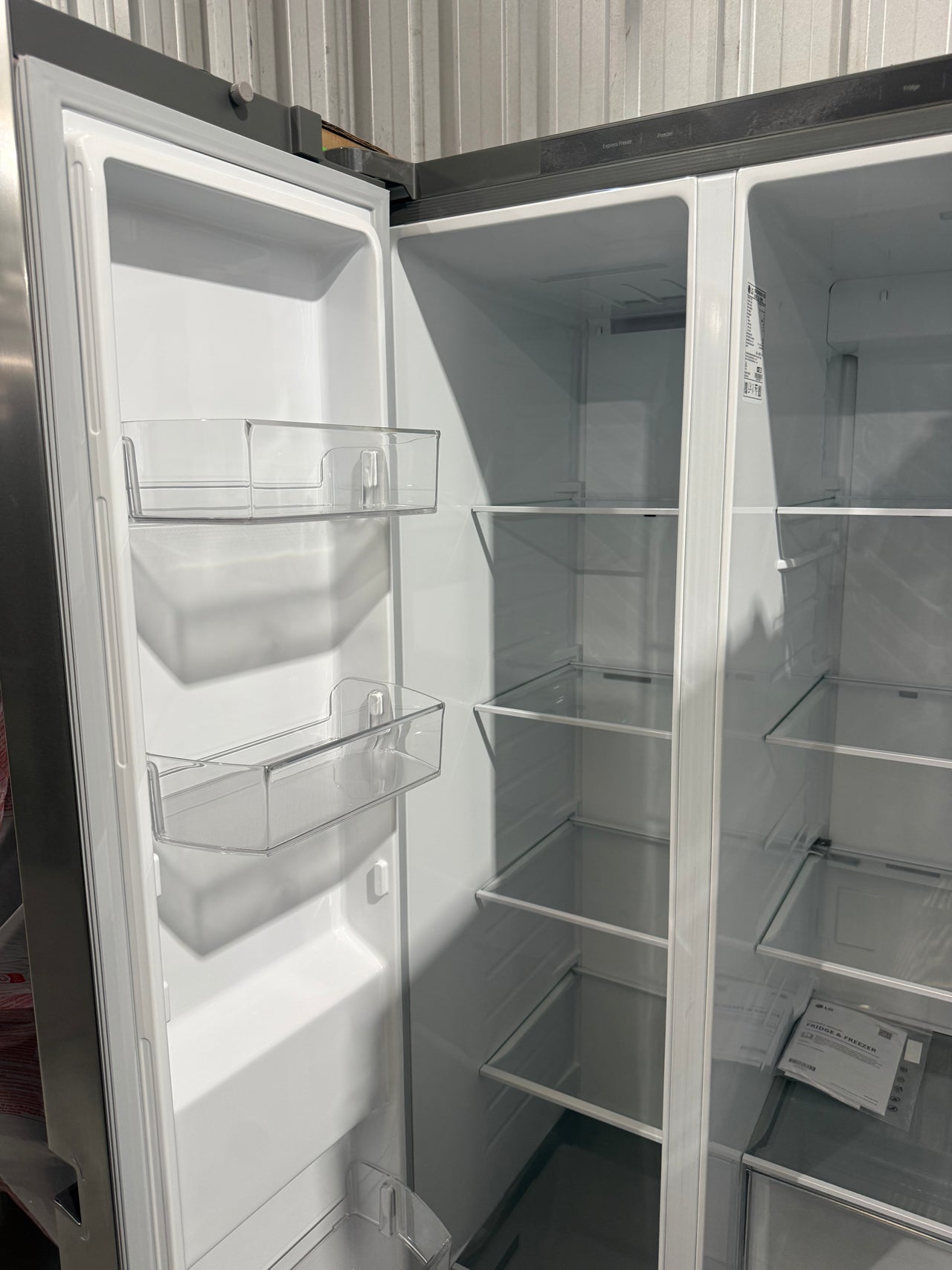 Transportation damaged LG 664L Side-by-Side Fridge – GS-B599PL