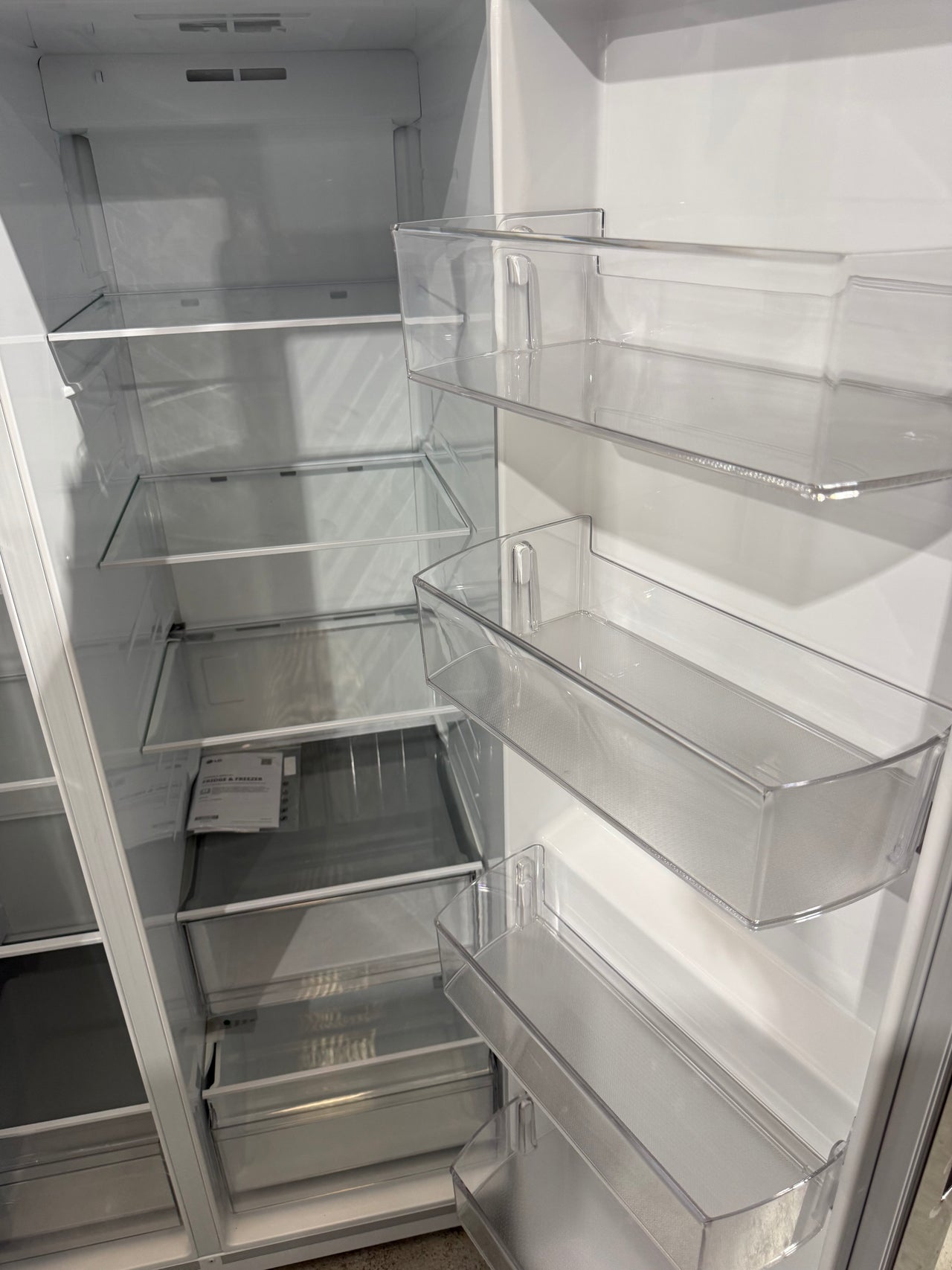 Transportation damaged LG 664L Side-by-Side Fridge – GS-B599PL