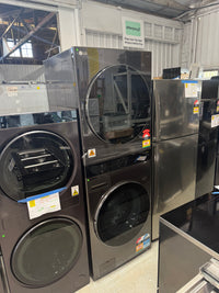 Thumbnail for Factory second LG WashTower™ 17kg Washer & 10kg Heat Pump Dryer Combo – Black Steel WWT1710-B
