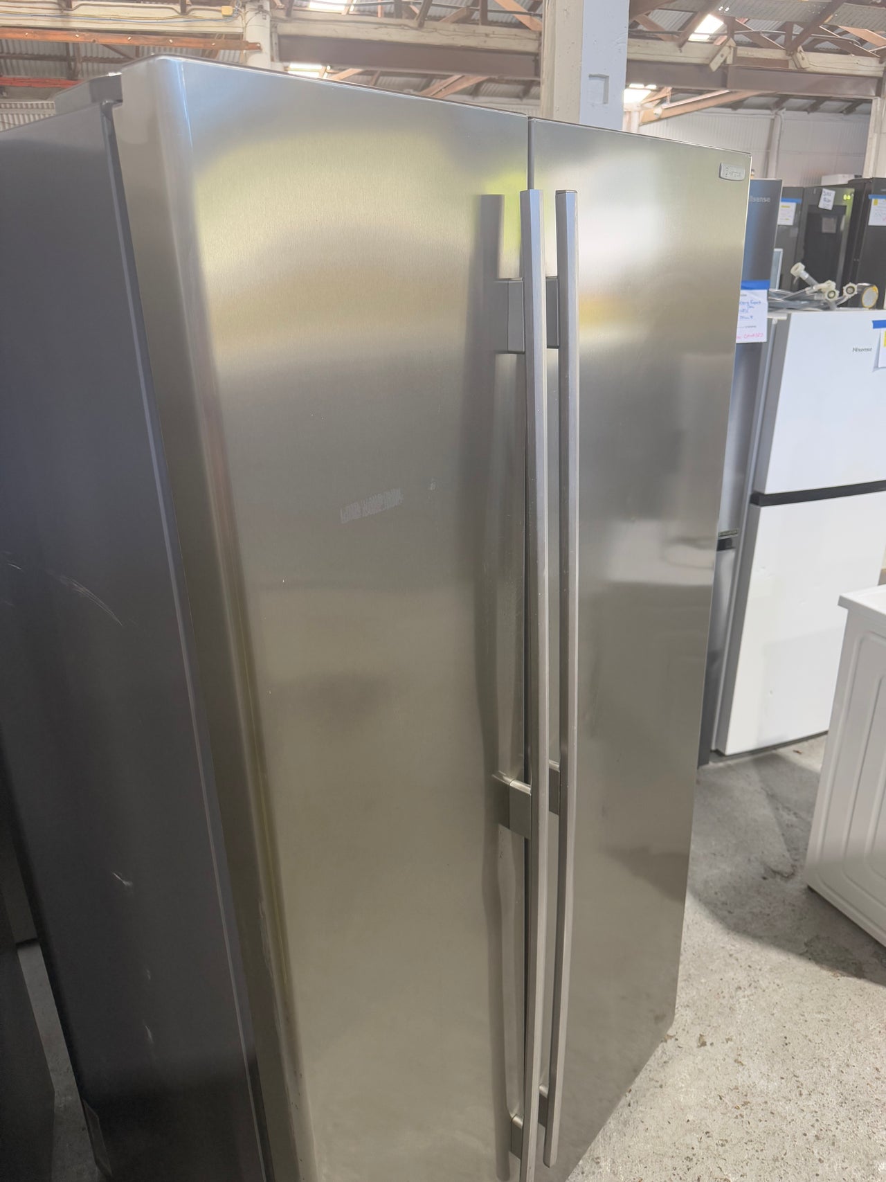 Second hand 700L Westinghouse Side By Side Fridge Model Number: WSE7000SA - Second Hand Appliances Geebung