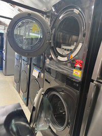 Thumbnail for Factory second LG WashTower™ 17kg Washer & 10kg Heat Pump Dryer Combo – Black Steel WWT1710-B