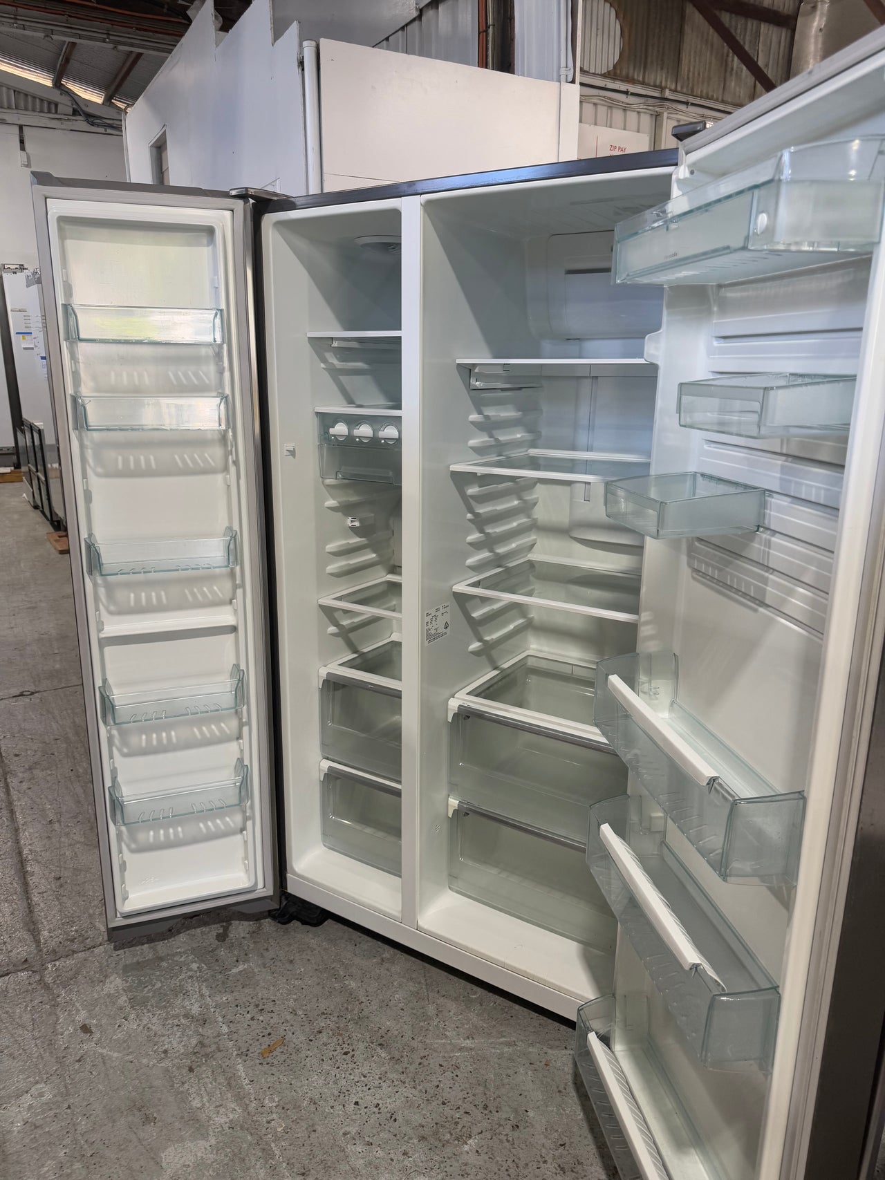 Second hand 700L Westinghouse Side By Side Fridge Model Number: WSE7000SA - Second Hand Appliances Geebung