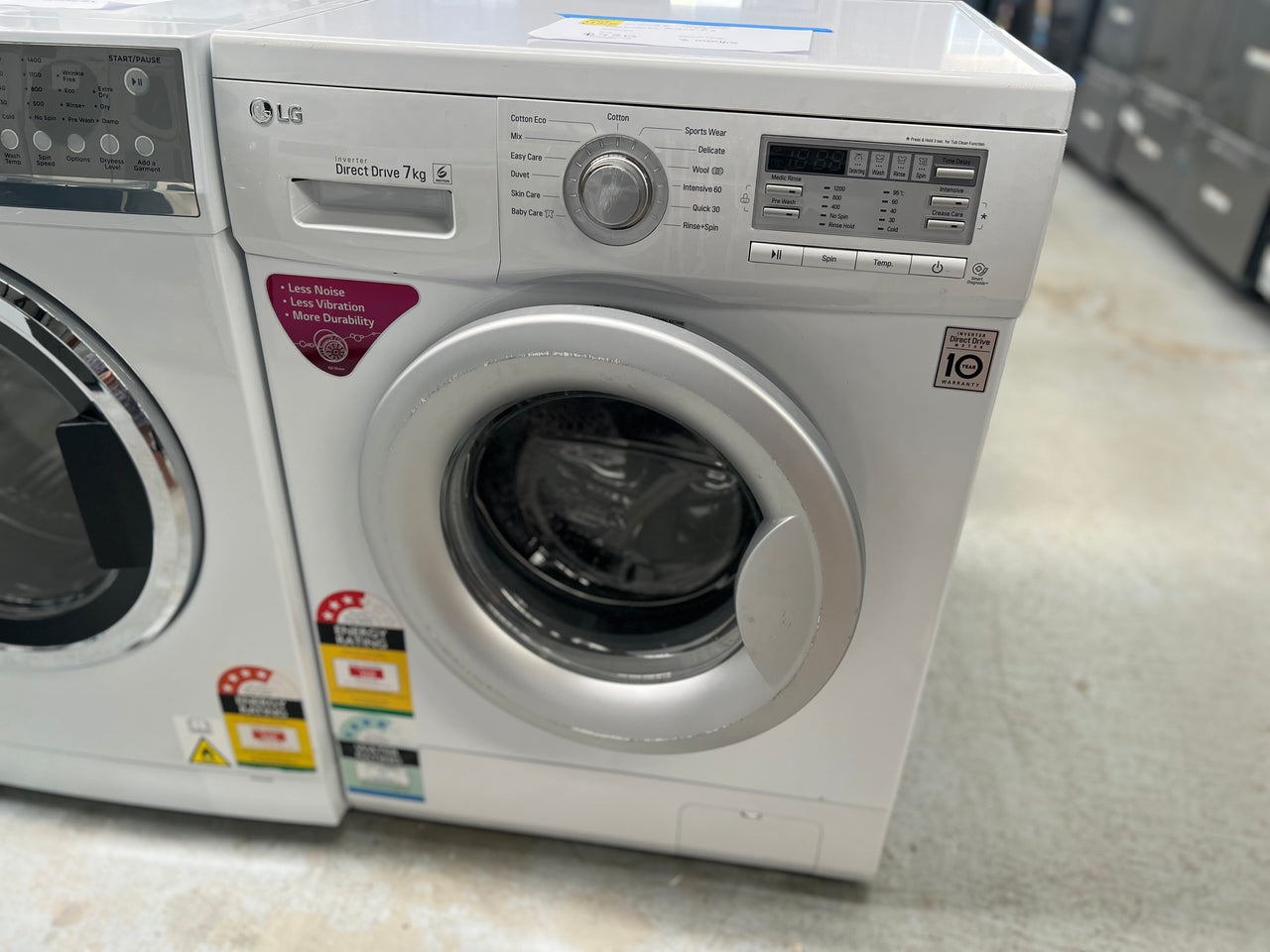 Second hand LG 7kg Front Load Washing Machine WD12021D6 - Second Hand Appliances Geebung