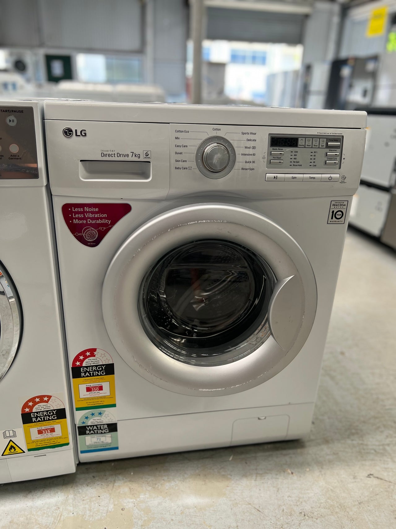 Second hand LG 7kg Front Load Washing Machine WD12021D6 - Second Hand Appliances Geebung