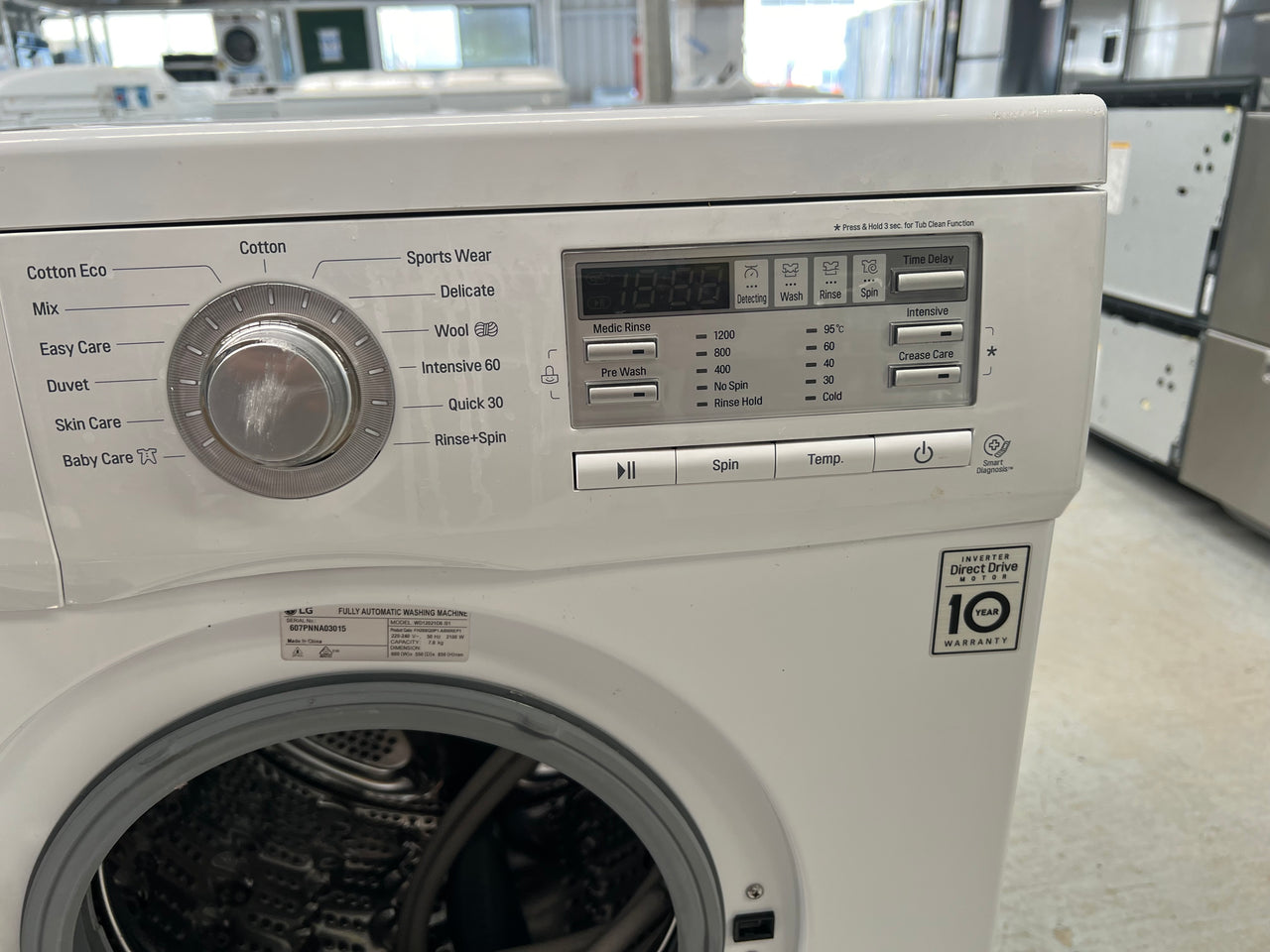 Second hand LG 7kg Front Load Washing Machine WD12021D6 - Second Hand Appliances Geebung