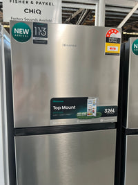 Thumbnail for Transportation damaged Hisense 326L Top Mount Refrigerator HRTF326S - Second Hand Appliances Geebung