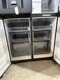 Thumbnail for Factory second Haier 601L 600 Series Quad Door Refrigerator Freezer – Matte Black, Ice & Water  Model: HRF680YZC