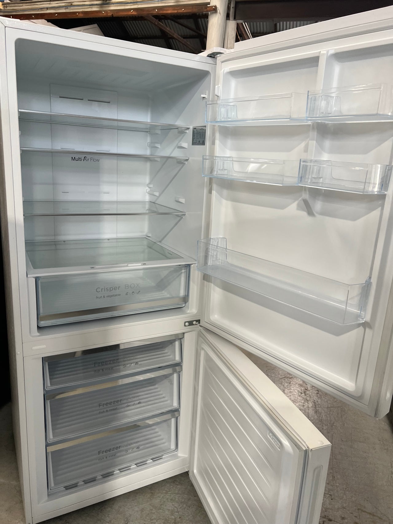 Factory second CHiQ 432L Bottom Mount Fridge Model: CBM432W - Second Hand Appliances Geebung