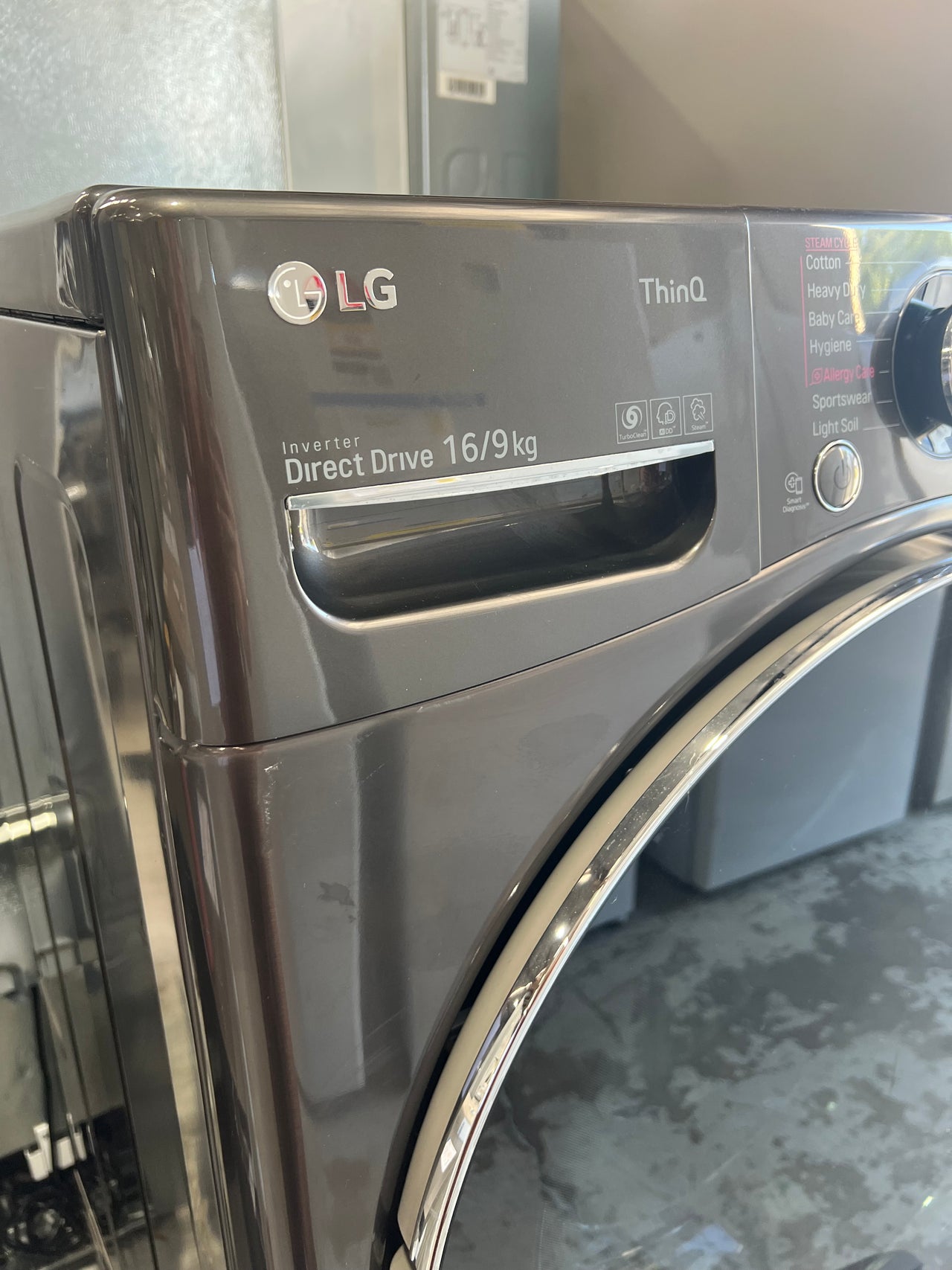 Second hand LG 16kg-9kg Combo Washer Dryer WXLC-1116B with LG 3.5kg TWIN Wash® Washing Machine WTP357B - Second Hand Appliances Geebung