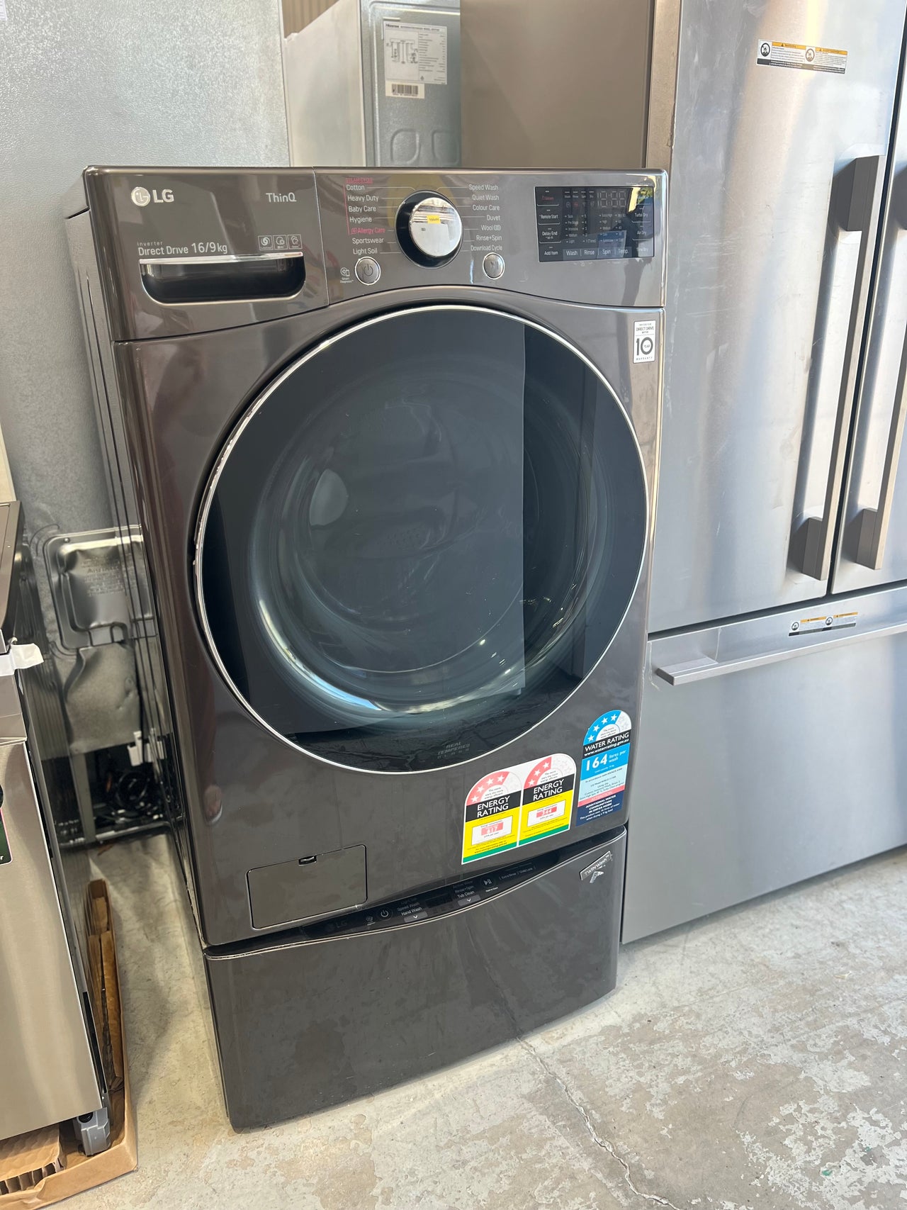 Second hand LG 16kg-9kg Combo Washer Dryer WXLC-1116B with LG 3.5kg TWIN Wash® Washing Machine WTP357B - Second Hand Appliances Geebung