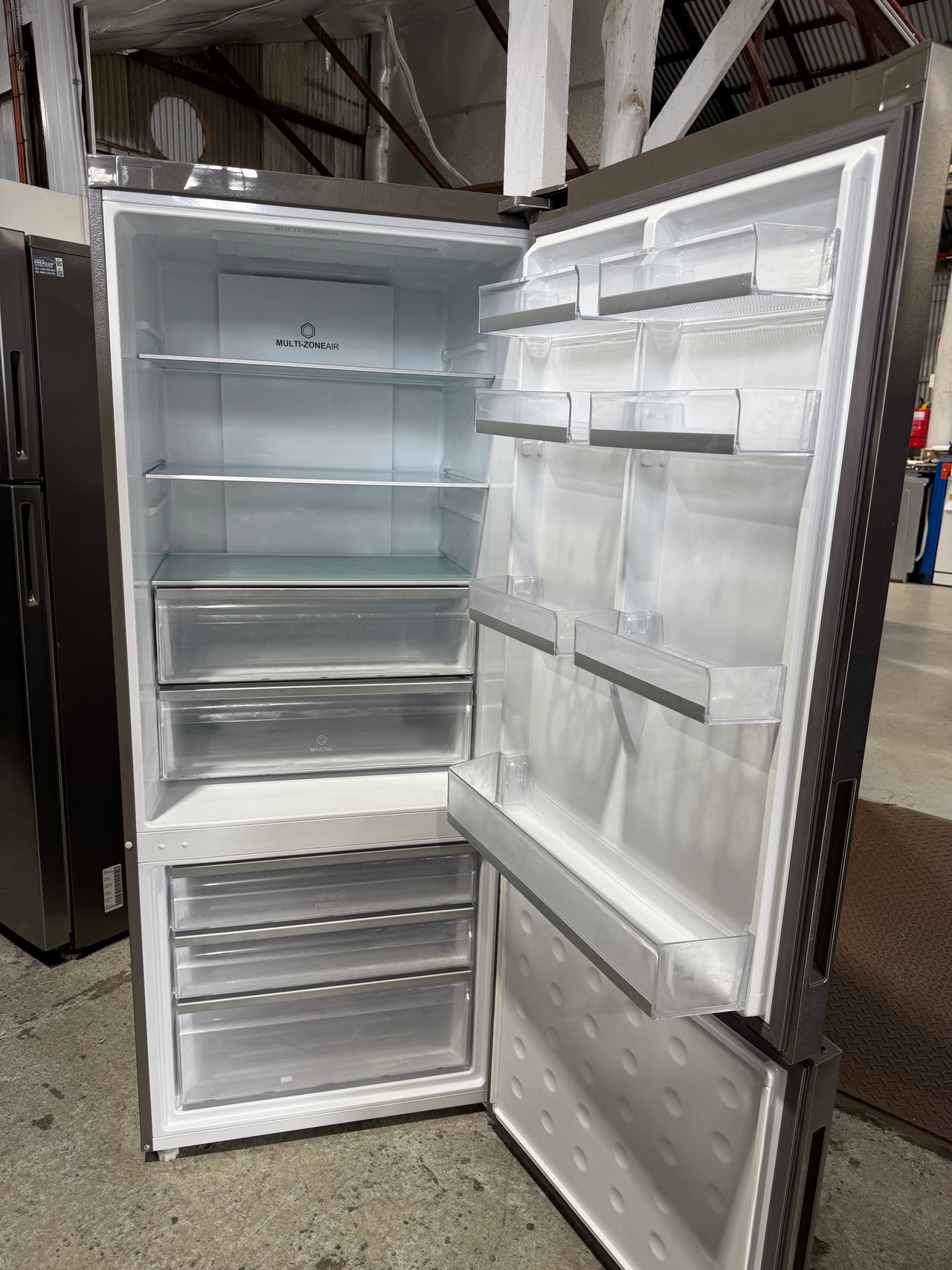 Factory second Haier 416L Bottom Mount Frost Free Fridge HRF450BS2