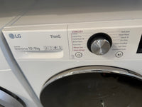 Thumbnail for Factory second LG 10kg-6kg Combo Washer Dryer WVC9-1410W - Second Hand Appliances Geebung