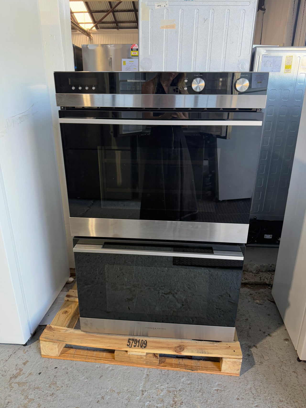 Factory second Fisher & Paykel OB76DDEPX3 76cm Built-in Double Oven - Second Hand Appliances Geebung