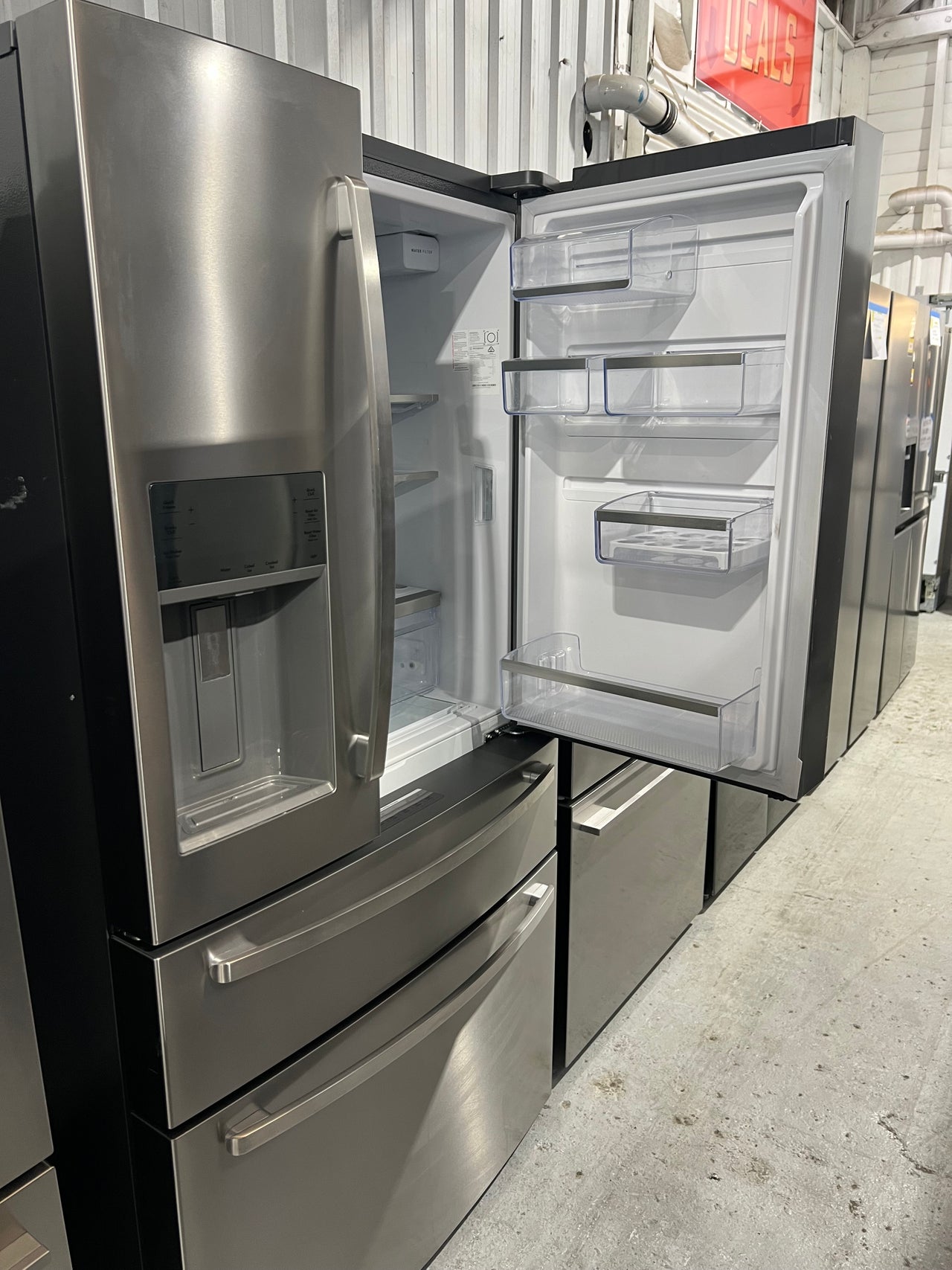 Second Hand Westinghouse 609L French Door Frost Free Fridge Model: WHE6874SA - Second Hand Appliances Geebung