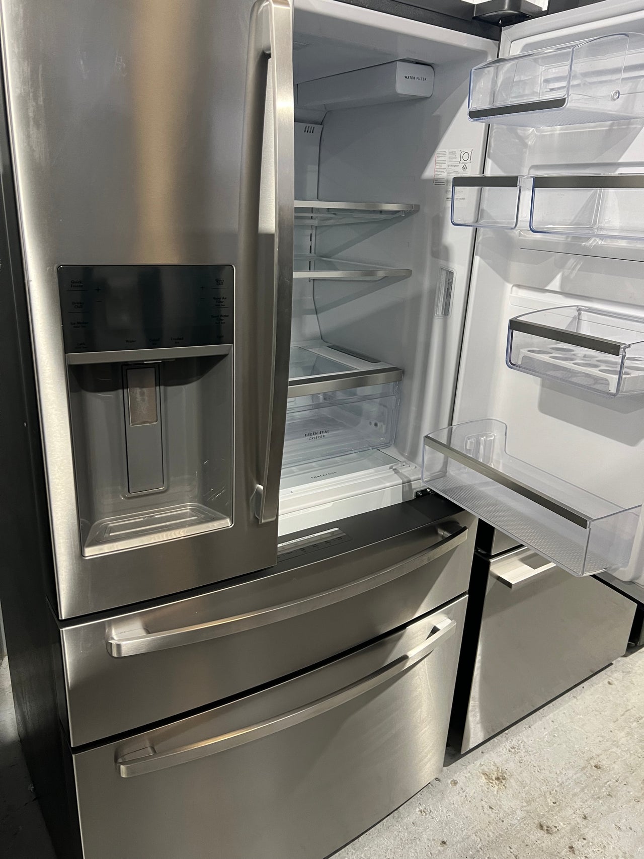 Second Hand Westinghouse 609L French Door Frost Free Fridge Model: WHE6874SA - Second Hand Appliances Geebung