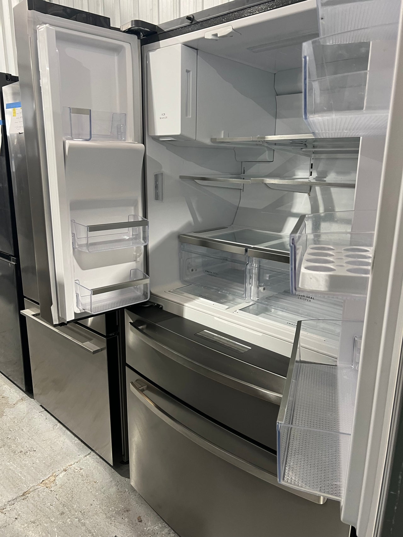 Second Hand Westinghouse 609L French Door Frost Free Fridge Model: WHE6874SA - Second Hand Appliances Geebung