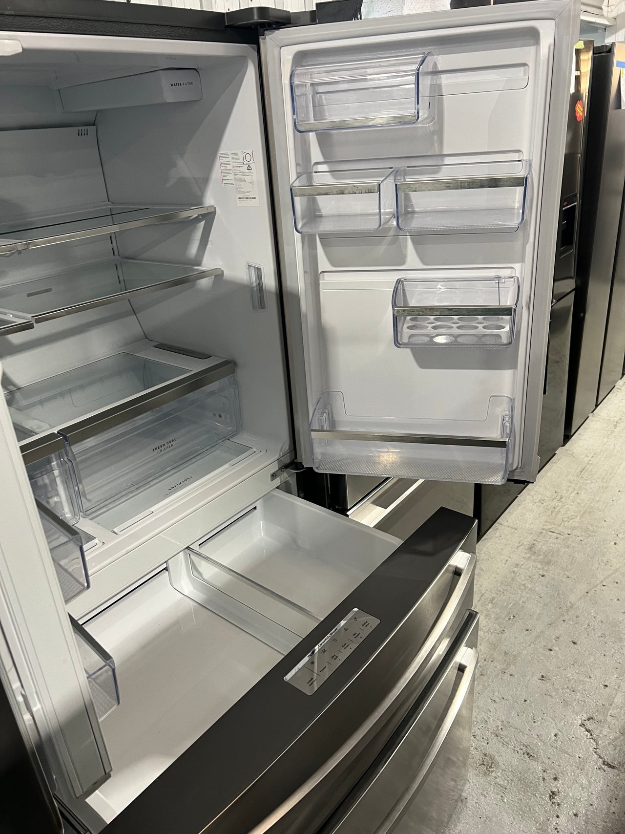 Second Hand Westinghouse 609L French Door Frost Free Fridge Model: WHE6874SA - Second Hand Appliances Geebung