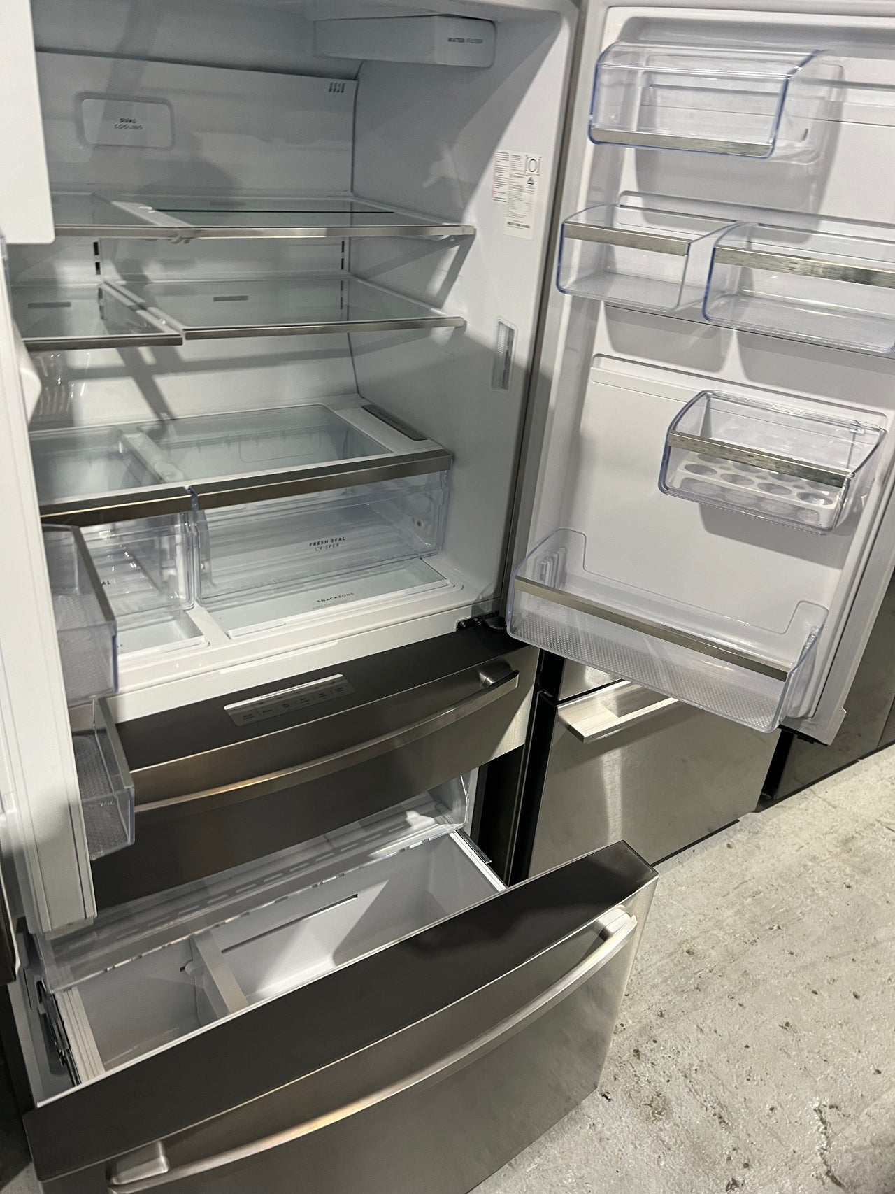 Second Hand Westinghouse 609L French Door Frost Free Fridge Model: WHE6874SA - Second Hand Appliances Geebung