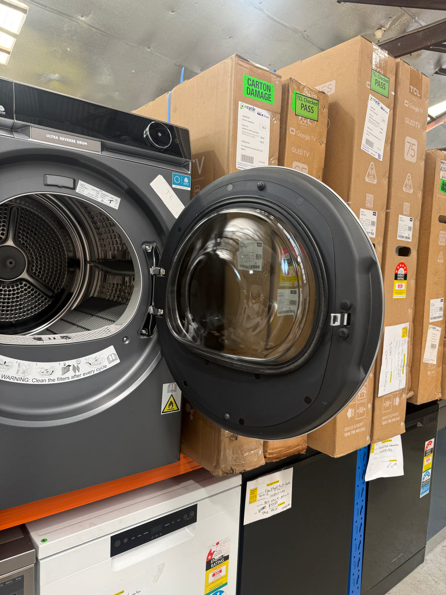 Factory second Haier 12kg Front Load Washer & 10kg Heat Pump Dryer Matching Laundry Set – HWF12PXB1 + HDHP10PXB1(NAT)